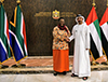 Meeting between Minister Naledi Pandor and the Minister of Foreign Affairs and International Cooperation, Sheikh Abdullah bin Zayed Al Nahyan, of the United Arab Emirates, on the sidelines of the 19th Indian Ocean Rim Association (IORA) Council of Ministers Meeting, Abu Dhabi, United Arab Emirates, 7 November 2019.