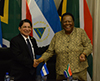 Meeting between Minister Naledi Pandor and Foreign Minister, Denis Moncada Colindres, of Nicaragua, Pretoria, South Africa, 9 September 2019.