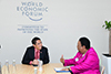 Minister Naledi Pandor meets with the Senior Minister of State at the Ministry of Defence and the Ministry of Foreign Affairs, Dr Mohamad Maliki Bin Osman, of Singapore, on the sidelines of the World Economic Forum (WEF) Africa, Cape Town, South Africa, 5 September 2019.