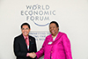 inister Naledi Pandor meets with the Senior Minister of State at the Ministry of Defence and the Ministry of Foreign Affairs, Dr Mohamad Maliki Bin Osman, of Singapore, on the sidelines of the World Economic Forum (WEF) Africa, Cape Town, South Africa, 5 September 2019.