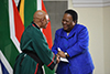 Swearing in Ceremony by President Cyril Ramaphosa and presided over by Chief Justice Mogoeng Mogoeng of the Minister of International Relations and Cooperation, Dr Naledi Pandor, Sefako Makgatho Presidential Guest House, Pretoria, South Africa, 30 May 2019.