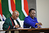 Swearing in Ceremony by President Cyril Ramaphosa and presided over by Chief Justice Mogoeng Mogoeng of the Minister of International Relations and Cooperation, Dr Naledi Pandor, Sefako Makgatho Presidential Guest House, Pretoria, South Africa, 30 May 2019.