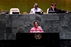 Minister Naledi Pandor addresses the General Debate of the 74th Session of the United Nations (UN) General Assembly (UNGA 74), New York, USA, 28 September 2019.