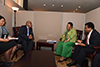 Bilateral Meeting between Minister Naledi Pandor and Foreign Affairs and International Relations Minister, Lesego Makgothi, of Lesotho at the 74th Session of the United Nations (UN) General Assembly (UNGA 74), New York, USA, 25 September 2019.