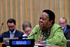 Minister Naledi Pandor attends the Ministerial High-level side event on: "Delivering on Peace and Political Transitions", at the 74th Session of the United Nations (UN) General Assembly (UNGA 74), New York, USA, 25 September 2019.