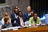 Minister Naledi Pandor attends the UN Security Council Meeting on: "Cooperation between the United Nations and Regional and Sub-Regional Organisations in maintaining international Peace and Security", Security Council Chambers, at the 74th Session of the United Nations (UN) General Assembly (UNGA 74), New York, USA, 25 September 2019.