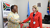 Bilateral Meeting between Minister Naledi Pandor and the State Secretary of Foreign Affairs, Ms Antje Leendertse, of Germany, New York, USA, 28 October 2019.