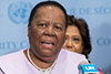 Media Interview by Minister Pandor after the 10-year Anniversary of the Establishment of the Mandate on Sexual Violence in Conflict, New York, USA, 30 October 2019.