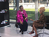 Minister Naledi Pandor being interviewed on the sidelines of the World Economic Forum (WEF) Africa, Cape Town, South Africa, 5 September 2019.