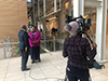 Minister Naledi Pandor being interviewed on the sidelines of the World Economic Forum (WEF) Africa, Cape Town, South Africa, 5 September 2019.