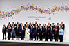 G20 Leaders at the 2019 G20 Summit held in Osaka, Japan, 28-29 June 2019.