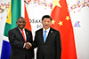 Bilateral Talks between President Cyril Ramaphosa and President Xi Jinping of China on the sidelines of the 2019 G20 Leaders' Summit, Osaka, Japan, 28 June 2019.