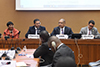 Deputy Minister Alvin Botes addresses the African Group of Ambassadors, at the High-Level Segment of the 43rd Session of the United Nations (UN) Human Rights Council, Geneva, Switzerland, 25 February 2020.