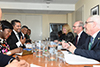 Bilateral Discussions between Deputy Minister Alvin Botes and the Deputy Prime Minister (Tànaiste) and Foreign Minister of Ireland, Mr Simon Covene, at the High-Level Segment of the 43rd Session of the United Nations (UN) Human Rights Council, Geneva, Switzerland, 24 February 2020.
