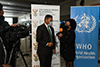 Deputy Minister Alvin Botes visits the COVID-19 Humanitarian Staging Area, OR Tambo International Airport (ORTIA), Kempton Park, South Africa, 1 July 2020.