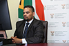 Deputy Minister Alvin Botes addresses a High-Level Symposium on Women, Peace and Leadership, Pretoria, South Africa, 16 September 2020.