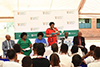 Deputy Minister Candith Mashego-Dlamini participates in a “Back-to-School“ Outreach, Mukhari Secondary School, Mookgopong, Limpopo, 3 February 2020.