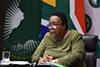 Minister Naledi Pandor presides over the 21st Extraordinary Session of the Executive Council of the African Union (AU), Pretoria, South Africa, 2 December 2020.