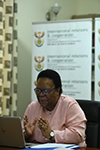 Minister Naledi Pandor hosts a Virtual Lecture on the “BRICS Approach to the Post-COVID-19 Recovery”, Pretoria, South Africa, 1 December 2020.