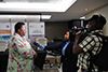 Minster Naledi Pandor and the Minister of Health, Dr Zwelini Mkhize, receive donations from the Government of the People’s Republic of China of Humanitarian Aid for COVID-19 to South Africa, OR Tambo International Airport, Kempton Park, South Africa, 14 April 2020.