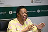 Minister Naledi Pandor leads a webinar commemorating the 75th anniversary of the formation of the United Nations (UN), Pretoria, South Africa, 30 October 2020.