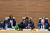 President Cyril Ramaphosa delivers his Acceptance Statement of the 2020 African Union (AU) Chairship on the occasion of the 33rd Ordinary Session of the Assembly of Heads of State and Government, African Union (AU) Conference Centre, Addis Ababa, Ethiopia, 9 February 2020.