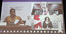 Ambassador N N Losi, Acting Director-General of the Department of International Relations and Cooperation, and Deputy Minister Marta Morgan of Global Affairs of Canada, participate in a Virtual Meeting of the 13th South Africa – Canada Annual Consultations, Pretoria, South Africa, 25 March 2021.