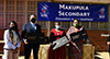 Minister Naledi Pandor visits the Makupula Secondary School, as part of her Department’s “Back to School” campaign, Stellenbosch, Western Cape, South Africa, 5 March 2021.
