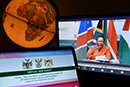 Minister Naledi Pandor participates in a virtual event on the importance of upholding the principles of self-determination and non-discrimination: Justice for the Palestinian People, Pretoria, South Africa, 8 June 2021.