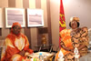Minister of Home Affairs and Incoming Chair of the AU Commission, Dr Nkosazana Dlamini Zuma, pays a Courtesy Call on President Joyce Banda of Malawi, Pretoria, South Africa, 30 July 2012.