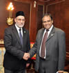 Deputy Minister of International Relations and Cooperation, Mr Ebrahim Ebrahim meets with Dr Muhammed Badeea at the Muslim Brotherhood Headquarters, Cairo, Egypt, 26 February 2012.