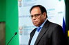 Deputy Minister Ebrahim Ebrahim briefs the Media on International Developments, Media Room, OR Tambo Building in Pretoria, South Africa, 14 August 2012.