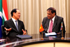 Deputy Minister Ebrahim Ebrahim hosts his counterpart, H E Mr Le Luong Minh, Deputy Foreign Affairs Minister of the Socialist Republic of Vietnam, Pretoria, South Africa, 17 August 2012.