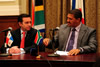 Deputy Mininster Marius Fransman hosts Vice Minister Alvarez de Soto of Panama for Bilateral Discussions, Cape Town, South Africa, 19 April 2011.