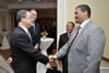 Deputy Minister of International Relations and Cooperation, Mr Marius Fransman, with the State Secretary of Foreign Affairs of the Swiss Confederation to the Republic of South Africa, Mr Yves Rossier; during a High level Consultation Meeting, 11 October 2012.