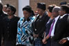 The Malawi High Commissioner, H E Ms A Mussa; Minister of Health of Malawi, Dr Jean Kalirani; First Lady of Malawi, Mrs Callista Mutharika; and Minister of Defence and Military Veterans, Ms Lindiwe Sisulu.