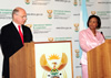 Minister Maite Nkoana-Mashabane and the Minister of Foreign Affairs and Worship, Mr Héctor Timerman, of Argentina, hold a Press Conference at the conclusion of the Bi-National Commission at the O R Tambo Building, Pretoria, South Africa, 2 November 2012.