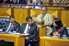DIRCO Budget Vote Speech 2012 by Minister Maite Nkoana-Mashabane with her is Deputy Minister Marius Fransman and Deputy Minister Ebrahim Ebrahim, Cape Town, South Africa, 25 April 2012.