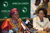 Minister of International Relations and Cooperation, Ms Maite Nkoana-Mashabane, during a Press Conference at the African Union Headquarters, Add