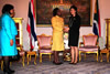 Minister Maite Nkoana-Mashabane pays a Courtesy-Call on H E Prime Minister Yingluck Shinawatra of Thailand. She is accompanied by the South African Ambassador to the Kingdom of Thailand, Ms Ruby Marks; Bangkok, Thailand, 3 September 2012.