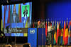 President Jacob Zuma addresses the Plenary RIO+20 United Nations Conference of Sustainable Development, 21 June 2012.