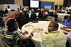 Community members attend the BRICS roadshow held in Sandton Convention Centre, 23 February 2013, Johanesburg, South Africa.