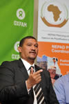 Deputy Minister Marius Fransman at a BRICS Policy Dialogue organised by OXFAM and the NEPAD Agency, 25 March 2013.