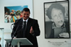 Deputy Minister Fransman gestures as he delivers a Keynote Address at the Commemoration and Wreath Laying Ceremony for Dulcie September in Arcueil, France, 29 March 2013.