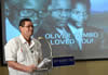 Deputy Minister Luwellyn Landers during a public lecture at the Habana Libre Hotel, Havana, Cuba, 27 October 2014