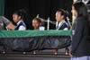 Children surrounding the coffin of former President Nelson Mandela at the Waterkloof Air Force Base in Pretoria, South Africa, 14 December 2013.