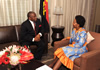 Minister Maite Nkoana-Mashabane hosts Minister of External Relations, Georges Chikoti, from the Republic of Angola for a Joint Commission for Cooperation (JCC), Pretoria, South Africa, 18 October 2013.