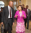 Minister Maite Nkoana-Mashabane leads the South African Ministerial Delegation at the Second Session of the Botswana - South Africa Bi-National Commission (Ministerial), Gaborone International Centre, Gaborone, Botswana, 19 November 2014.