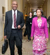 Minister Maite Nkoana-Mashabane leads the South African Ministerial Delegation at the Second Session of the Botswana - South Africa Bi-National Commission (Ministerial), Gaborone International Centre, Gaborone, Botswana, 19 November 2014.