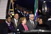 President Michelle Bachelet Jeria of the Republic of Chile arrives in South Africa. She is received by Minister Maite Nkoana-Mashabane and Minister Bathabile Dlamini of the Department of Social Development, Pretoria, South Africa, 8 August 2014.